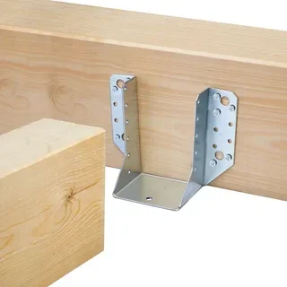 Sabot U ailes extérieures 80x180 mm galvanisé Alberts 354725