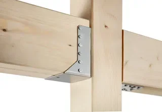 Sabot support U 40x110 mm avec ailes intérieures acier galvanisé Alberts 353926