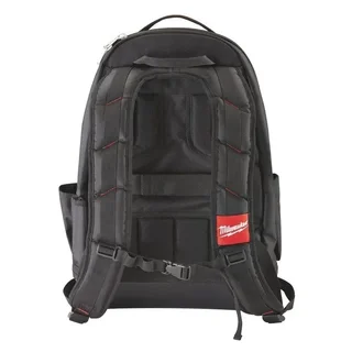 Milwaukee 48228200 Baustellen Rucksack - Ultra-robustes Nylon 35 Fächer Werkzeugrucksack