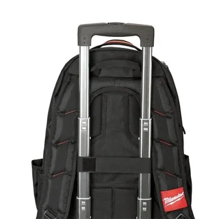 Milwaukee 48228200 Baustellen Rucksack - Ultra-robustes Nylon 35 Fächer Werkzeugrucksack
