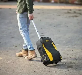 Stanley FATMAX 1-79-215 Rolling Tool Backpack on Wheels - Mobile Tool Storage Bag