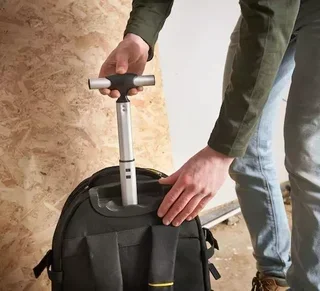 Stanley FATMAX 1-79-215 Rolling Tool Backpack on Wheels - Mobile Tool Storage Bag