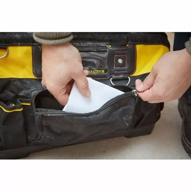 Stanley FATMAX Tool Bag 45cm Rigid Base Metal Frame Reinforced Handle