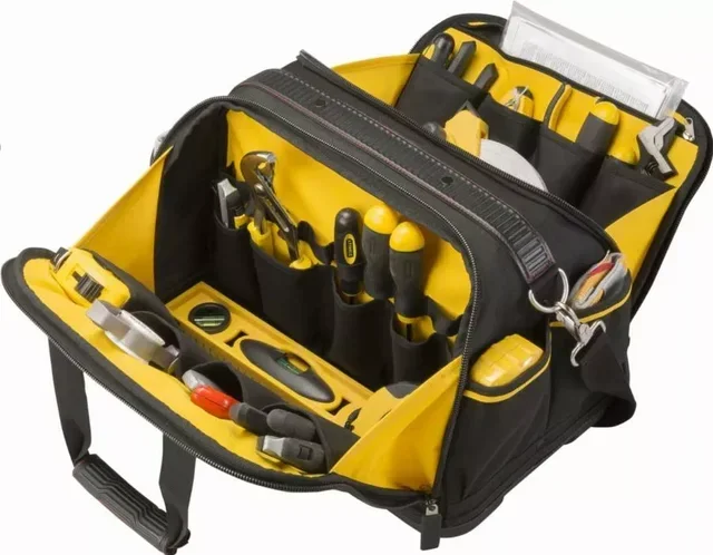 Bolsa de Herramientas Stanley FatMax FMST1-73607 - Doble Compartimento Ergonómico Resistente