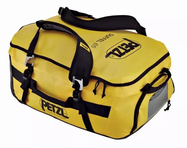 Borsa da Viaggio Petzl Duffel 65L Giallo Nero - 65 Litri Resistente