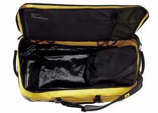 Borsa Trasporto Petzl Duffel 85L Giallo Nero - Viaggio Arrampicata Attrezzatura