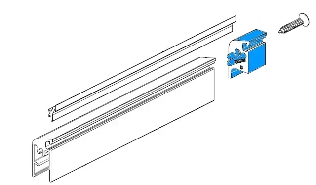 Sachet 5 paires embouts de capotage aluminium gris RAL 9018 BILCOCQ ALU2EC-S