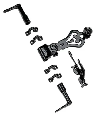 Kit accessori persiana in alluminio nero Tubrain TORBEL spagnoletta