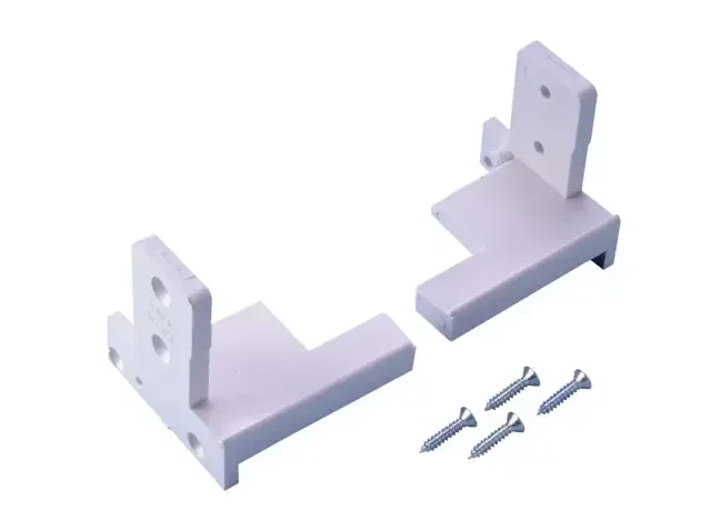 Sachet 10 Embouts Seuil i10 Blanc BILCOCQ Profilé PVC I10-S