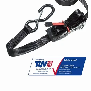 Sangle à cliquet Master Lock 4,25 m x 25 mm - Lot de 2 - 400 kg