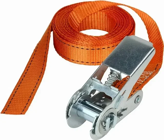 Sangle à cliquet Master Lock 5m 320kg orange fixation arrimage