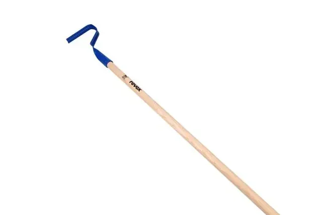 EM REVEX 550762 Garden Weeding Hoe - French Steel and Wood Gardening Tool