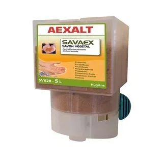 Savon poudre AEXALT SAVAEX 2,5L lavande amande douce ultra doux distributeur SU699