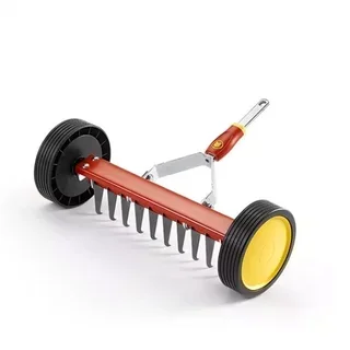 WOLF URM30 Scarifier 30cm 10 Blades Multi-Star Garden Lawn Aerator