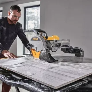 DEWALT D36000-QS 1600W 250mm Professionelle Nassfliesenschneider Elektrische Fliesensäge Keramikschneider