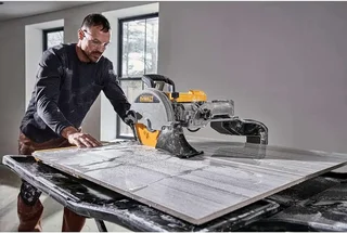 DEWALT D36000-QS 1600W 250mm Professionelle Nassfliesenschneider Elektrische Fliesensäge Keramikschneider