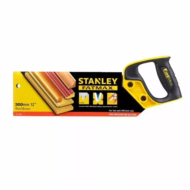 Scie à dos Stanley FATMAX 300mm 11 dents/pouce - Coupe précise finition