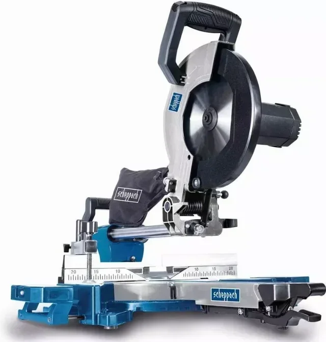 SCHEPPACH HM110MP 2000W Kappsäge Gehrungssäge 255mm Sägeblatt Radial Zug Kapp-Zugsäge Multifunktion