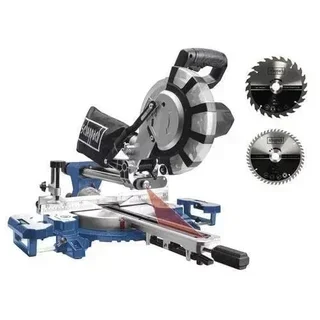 SCHEPPACH HM216SPX Sliding Miter Saw 210mm 2000W with Laser and 2 Blades