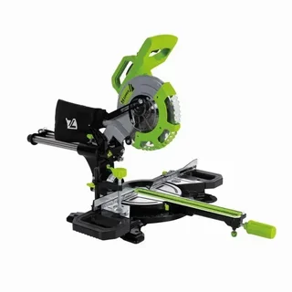 Scie à onglet radiale télescopique ZIPPER ZI-KGS210DS 210 mm bi-vitesse laser