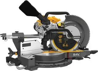DEWALT DCS781X2-QW 54V XR Brushless 305mm Akku-Kapp- und Gehrungssäge mit 2 Flexvolt-Akkus