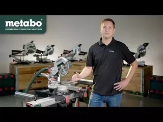 Scie à onglets radiale METABO KGS 254 M 1200W lame 254mm