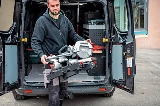 Scie à onglets radiale METABO KGS 254 M 1200W lame 254mm