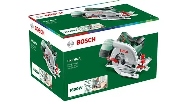 Scie circulaire Bosch PKS 66 A 1600W avec système d'aspiration CleanSystemBox