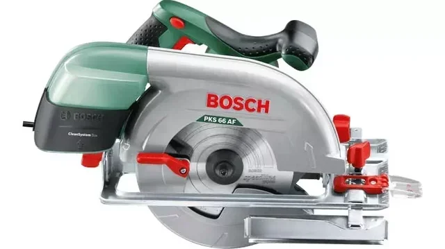 Scie circulaire Bosch PKS 66 A 1600W avec système d'aspiration CleanSystemBox