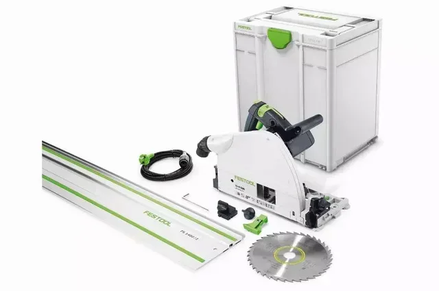 Scie circulaire plongeante FESTOOL TS 75 EBQ 1600W Ø210 mm avec rail FS 1400