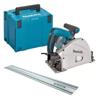MAKITA SP6000J1 Plunge Circular Saw 1300W 165mm with 1400mm Rail and MAKPAC Case