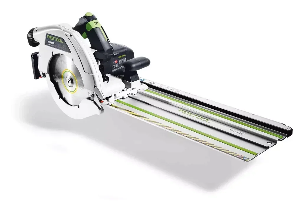 Sierra circular FESTOOL HK 85 EB-Plus-FS 576138 con carril FS 1400/2 y hoja de 230 mm