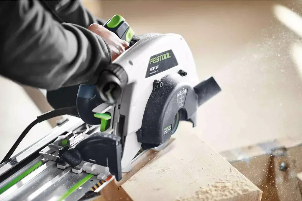 Sierra circular FESTOOL HK 85 EB-Plus-FS 576138 con carril FS 1400/2 y hoja de 230 mm