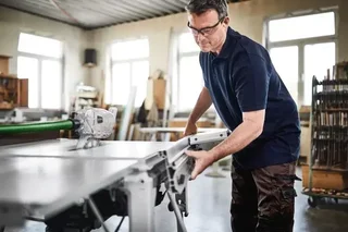 Sega circolare da banco Festool TKS 80 EBS ST 840-Set con protezione SawStop - Sega professionale