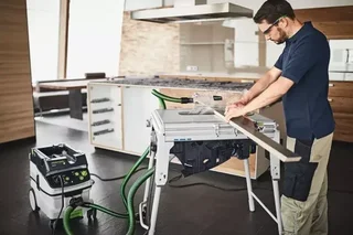 Sega circolare da banco Festool TKS 80 EBS ST 840-Set con protezione SawStop - Sega professionale