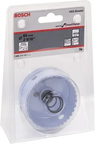 Scie trépan Bosch 65 mm bi-métal Power Change Plus tôle