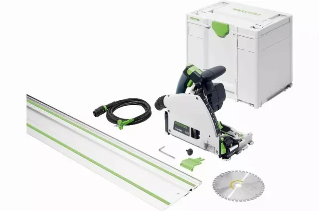 Festool TS 60 KEBQ-Plus Tauchsäge 1500W Ø168mm mit Führungsschiene SYSTAINER