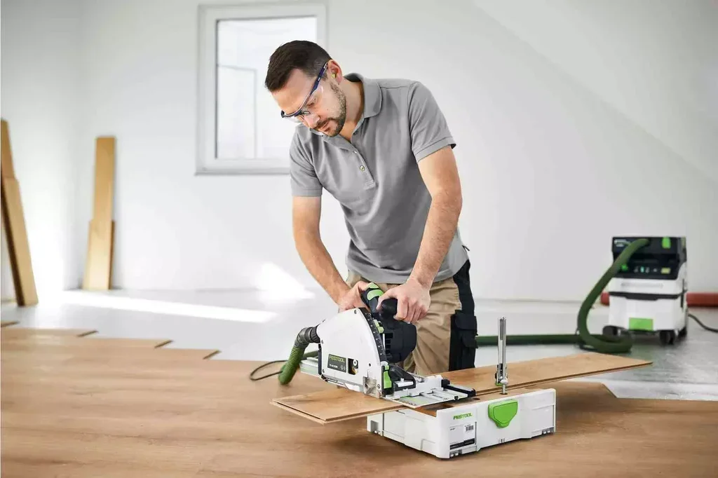 Festool TS 60 KEBQ-Plus Tauchsäge 1200W Ø 160mm mit KickbackStop-System