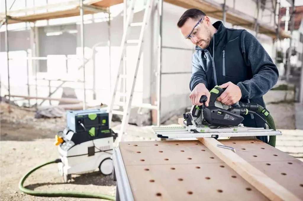 Festool TS 60 KEBQ-Plus Tauchsäge 1200W Ø 160mm mit KickbackStop-System