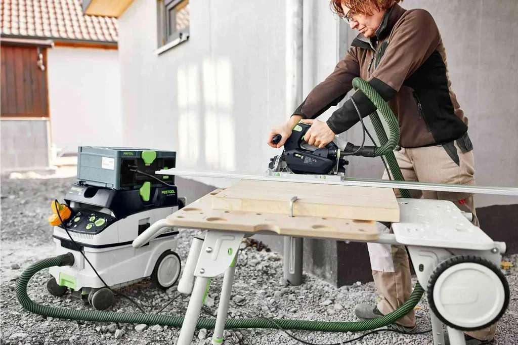 Festool TS 60 KEBQ-Plus Tauchsäge 1200W Ø 160mm mit KickbackStop-System