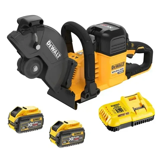 DEWALT DCS691X2-QW 54V 230 mm Troncatrice Radiale a Batteria con 2 Batterie 9Ah