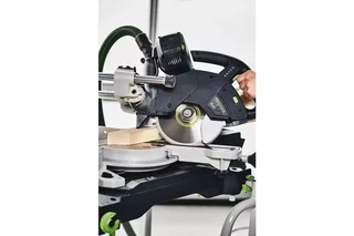 Scie à onglets radiale FESTOOL KAPEX KS 60 E-Set compacte et précise