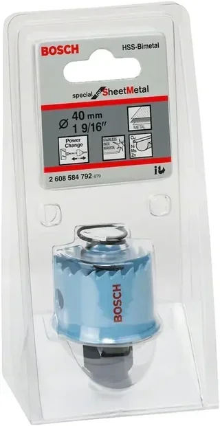 Scie trépan bi-métal Bosch 40mm Power Change Plus tôle