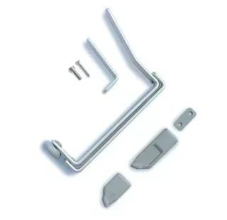 Sélecteur fermeture FAPIM 8545 noir RAL 9005 pour ouvrants doubles