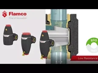 Magnetic Air and Dirt Separator XStream Vent-Clean 1F FLAMCO 11062 for Heating Systems