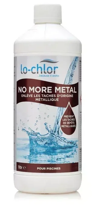 Séquestrant métaux piscine LO-CHLOR No More Metal 1L - LCC-500-0569