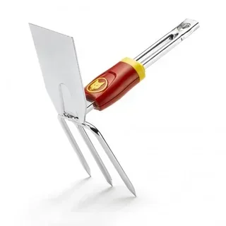 Wolf LNM 3-Tine Garden Hoe - Multi-Star Manual Gardening Tool 30 Year Warranty