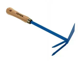 Zappa fiori REVEX 2 in 1 lama forca 32 cm attrezzo giardinaggio