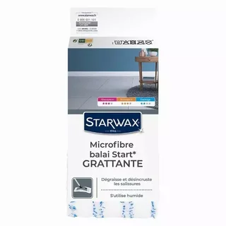 Funda de microfibra rasquete STARWAX para mopa Start - 46x13 cm