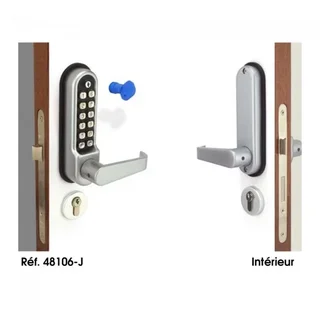 Serratura a codice meccanica Jokey 1500 LOKOD nichel satinato reversibile - Ref. 48106-J